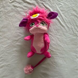2015 SPIN MASTERS NETFLIX POPPLES HOT PINK BUBBLES PLUSH DOLL FIGURE TOY